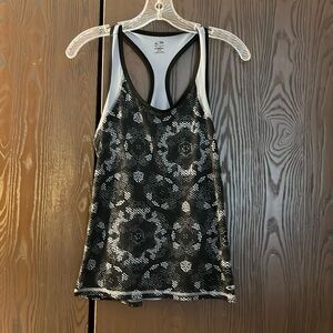 Champion gray and black sports top. Size Small Petite.
